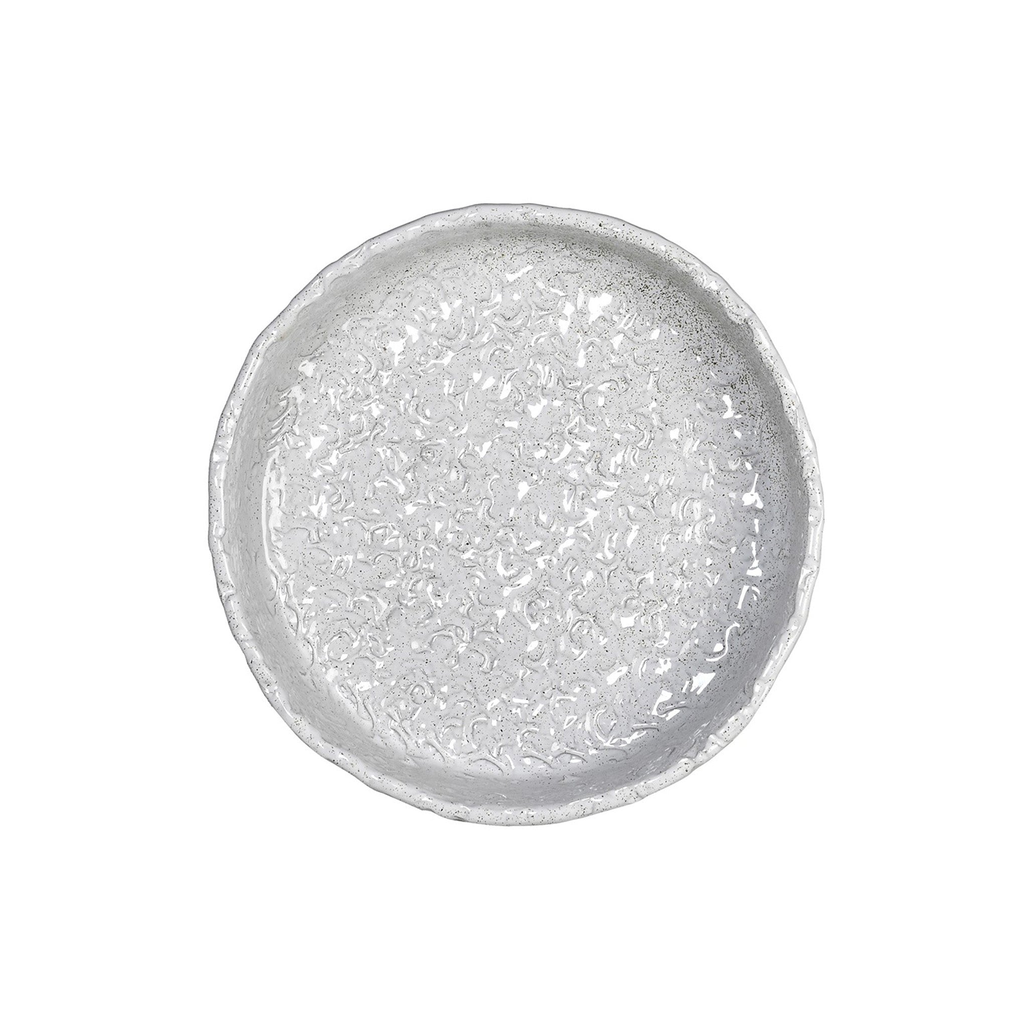 Glazed Hammered Texture Decorative Bowl